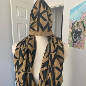 Michael Kors Beanie and Infinity Scarf Set